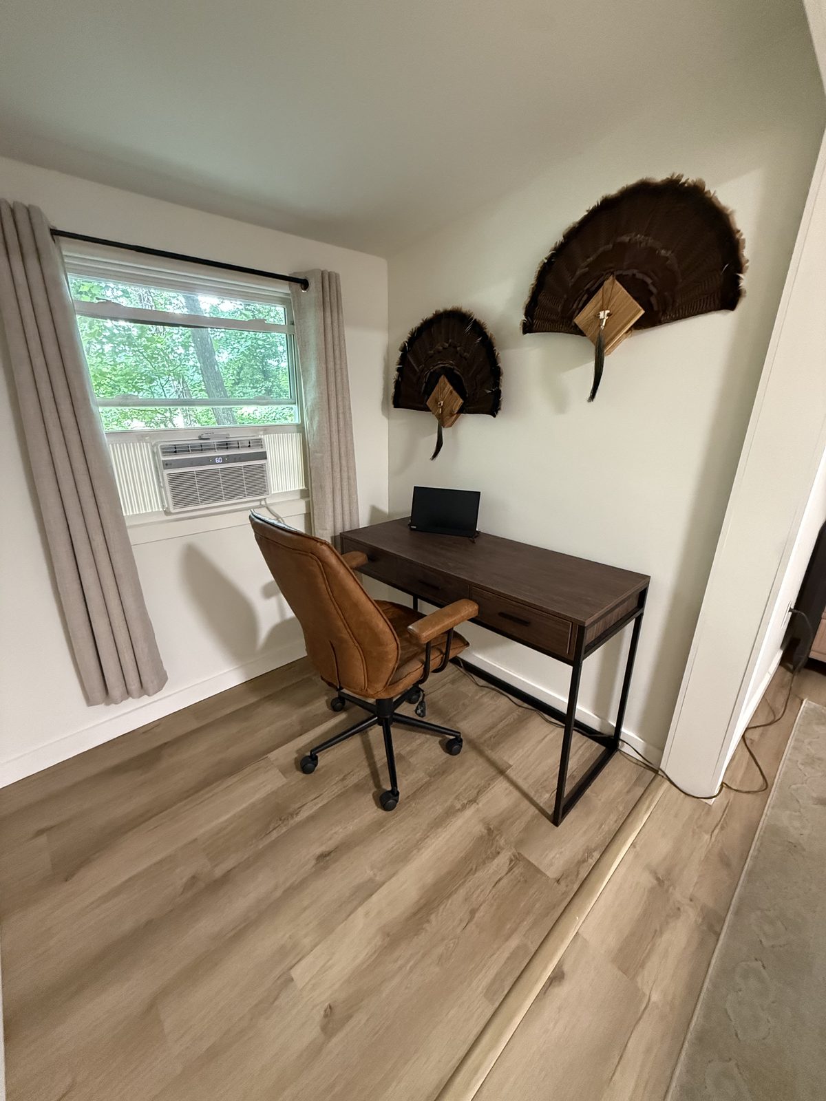 Private office desk — work remotely from the mountains